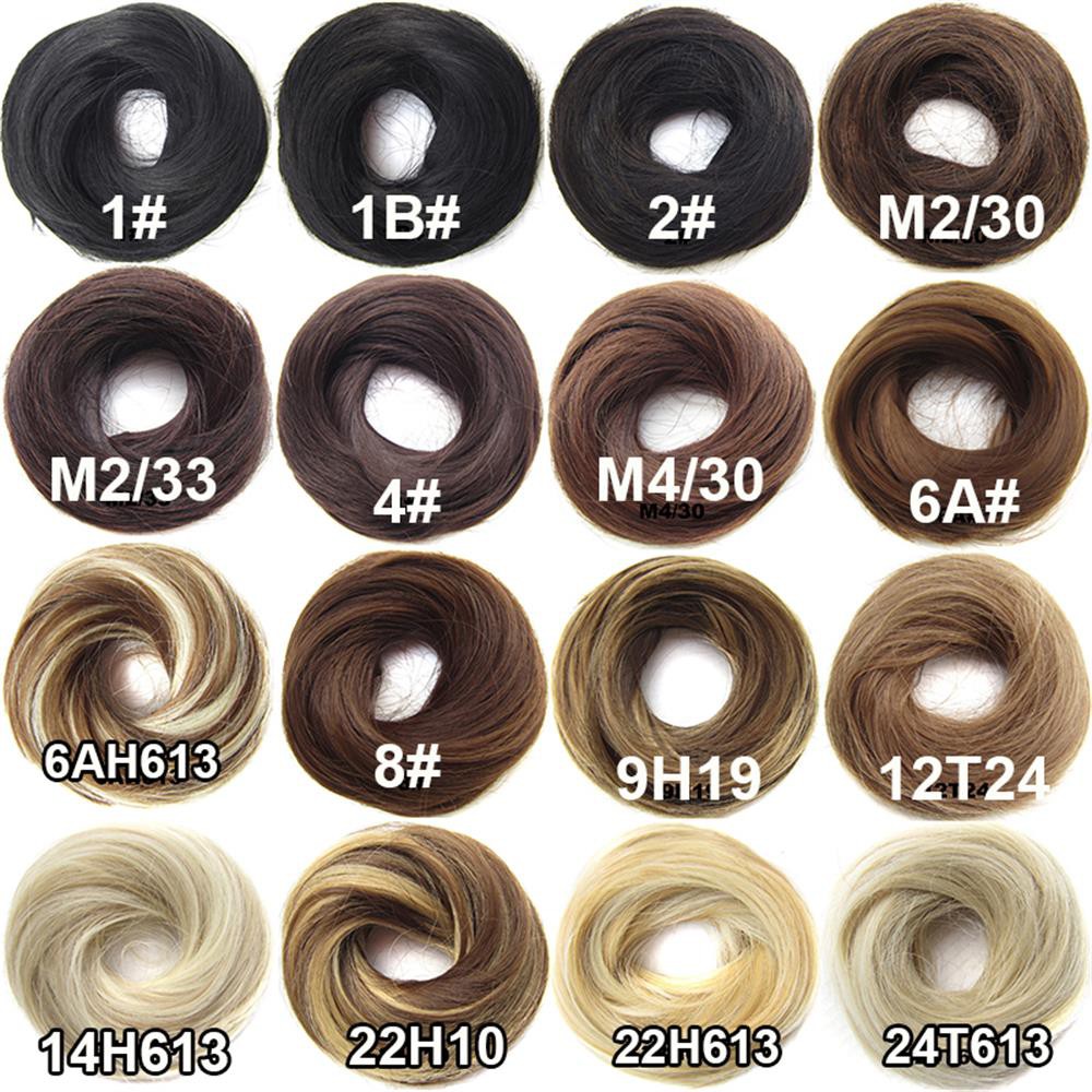 Búi Tóc Giả Bằng Sợi Tổng Hợp Co Giãn Chịu Nhiệt Cao