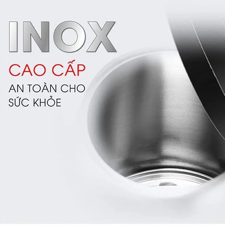 Ấm siêu tốc, ấm đun nước Inox SATO 17ST45, Công nghệ Nhật Bản – Sản xuất tại Việt Nam.