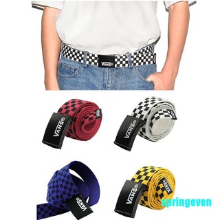 Thắt Lưng Vải Canvas In Chữ Vans Thời Trang Dành Cho Nam Nữ