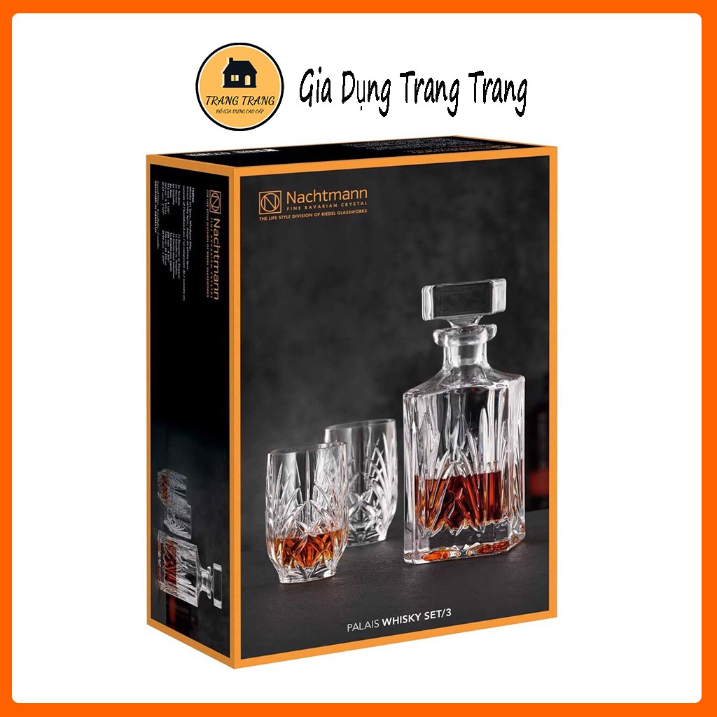 Bộ bình cốc Nachtmann Palais Whisky 102966 set/3