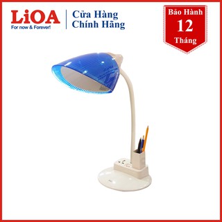 Đèn bàn khớp mềm LiOA có ổ cắm đa năng và hộp đựng bút