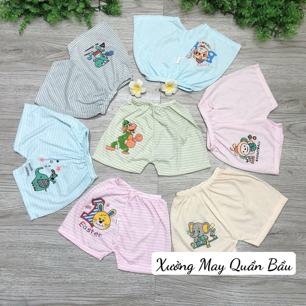 Quần đùi chất COTTON KẺ mềm mát thấm hút tốt cho bé yêu (lẻ 1 quần)