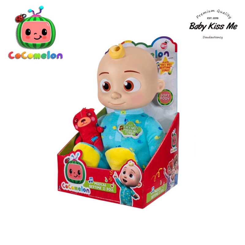 Đồ chơi Búp bê JJ Cocomelon phát nhạc CHÍNH HÃNG - CoComelon Official Musical Bedtime JJ Doll