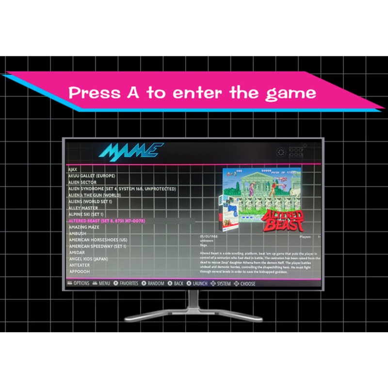 Tay Cầm Điều Khiển Chơi Game Mini WU 8000 Trò Chơi Cổ Điển Cho Genesis Mini MD