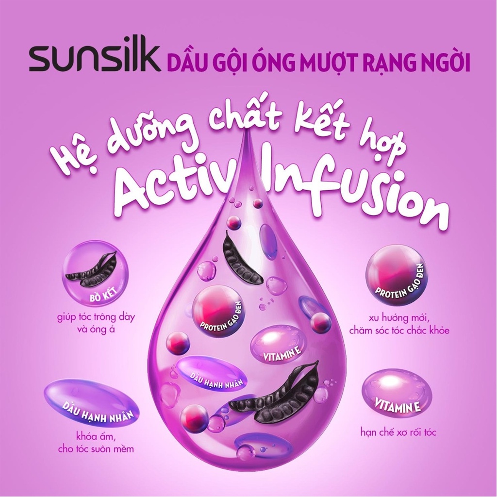 Dầu gội Sunsilk chai 900g