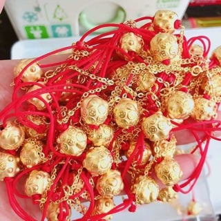 💥💥LẮC LỢN XI VÀNG CHỈ ĐỎ MAY MẮN