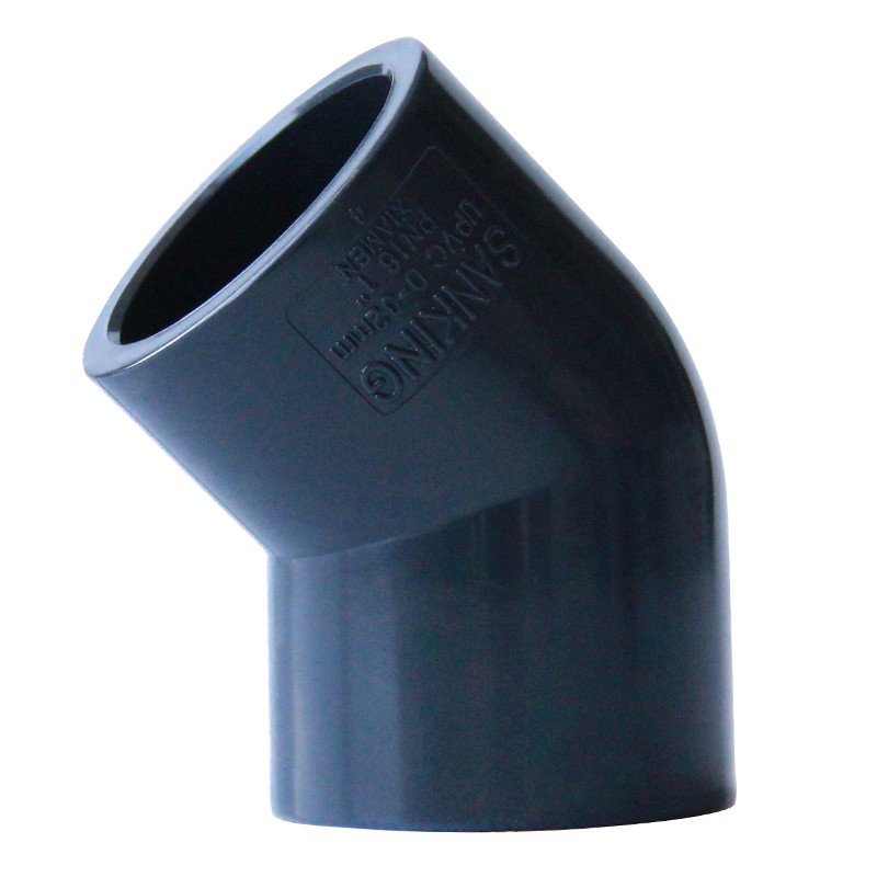 Set 5 Đầu Nối Ống Nước 45 Độ Bằng PVC