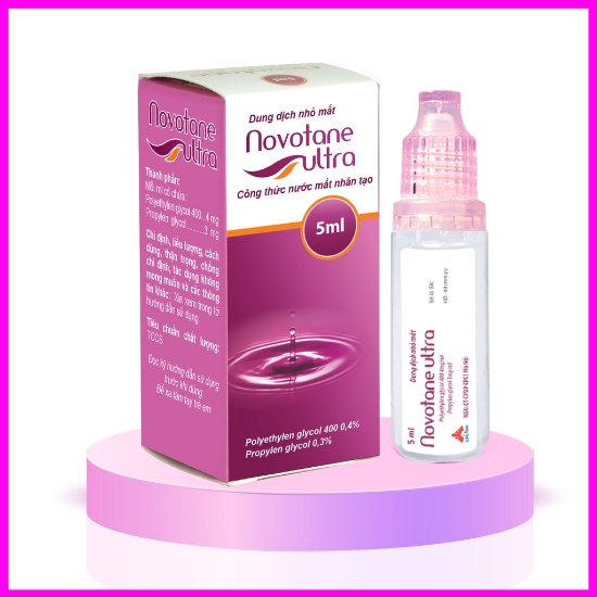 Nước Mắt Nhân Tạo Novotane Ultra Giảm Khô Mắt, Mỏi mắt, Mờ Mắt 5ml- Shop Hello Sun