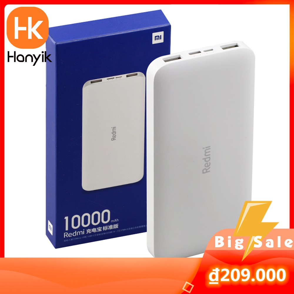 Pin sạc dự phòng Sạc nhanh Xiaomi10000mAh Redmi 20000mAh Sạc nhanh pin Fast Charge Power Bank chính hãng