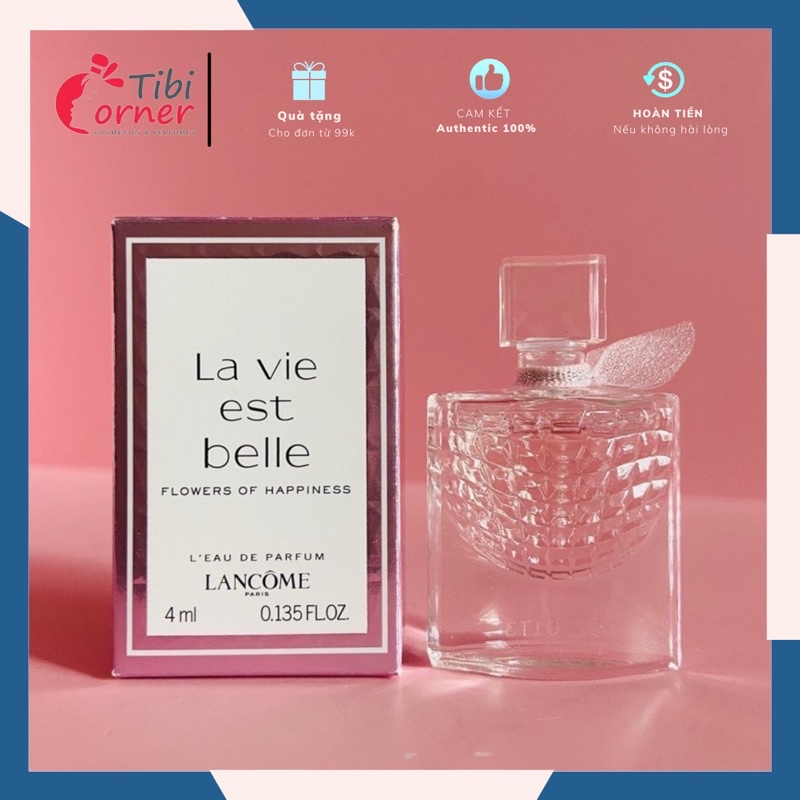 NƯỚC HOA NỮ LANCOME LA VIE EST BELLE FLOWERS OF HAPPINESS 4ml