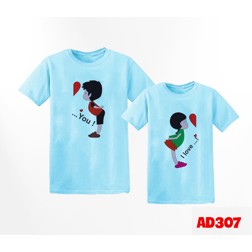 Đồ Đôi Nam Nữ Hàn Quốc In You Và I Love  - KTQN TSHIRT AND UNIFORM