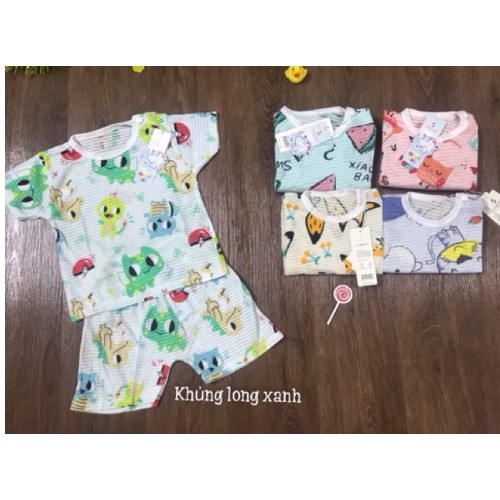 Bộ quần áo cotton sợi tre cho bé (Từ 0- 15M)