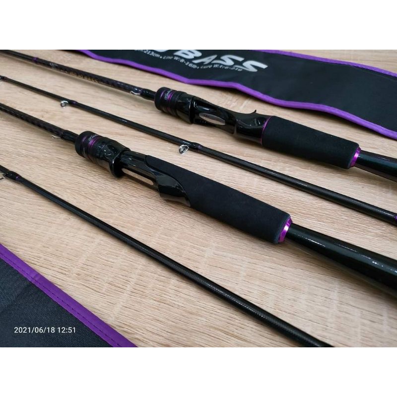 Cần Câu Cá Mojo Bass B712M - S712M  - 2.13m