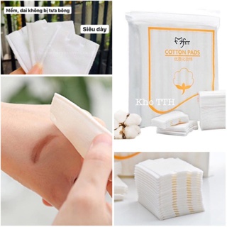 Bông tẩy trang 3 lớp Cotton Pads Túi 222 miếng dày dặn