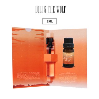 Nước hoa vùng kín nữ Sunset Kiss Eau De Parfum chai chấm 2ml Loli & The Wolf