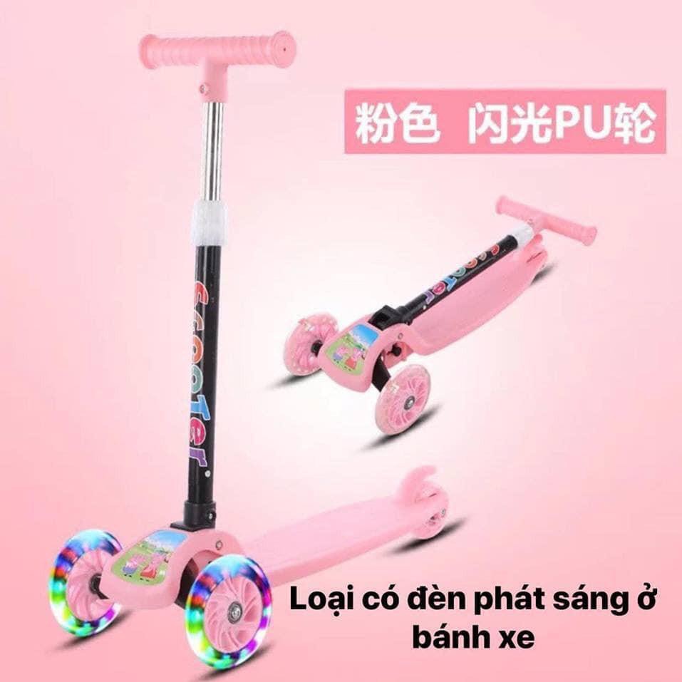 XE TRƯỢT SCOOTER (NHỰA)THĂNG BẰNG 3 BÁNH PHÁT SÁNG MẪU MỚI 2019-GIÁ SỈ [GIÁ SỈ BÁN RẺ]