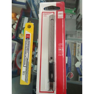 DAO TRỔ DELI 2034 + hộp lưỡi dao