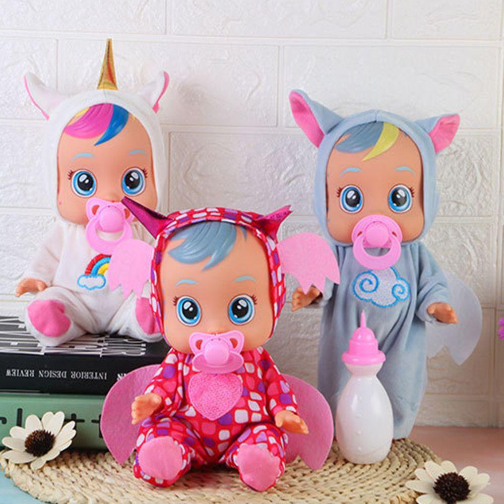 LUOL Búp Bê Em Bé Đang Khóc 3D 8Inch / 10Inch