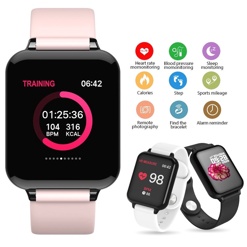 ĐỒNG HỒ B57-I SMARTWATCH APP THÔNG MINH KẾT NỐI ĐIỆN THOẠI CẢM ỨNG LLE ĐO NHỊP TIM BƯỚC THỂ THAO