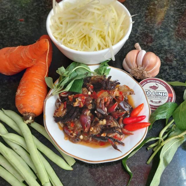 Mắm ba khía pha sẵn hủ 400gr