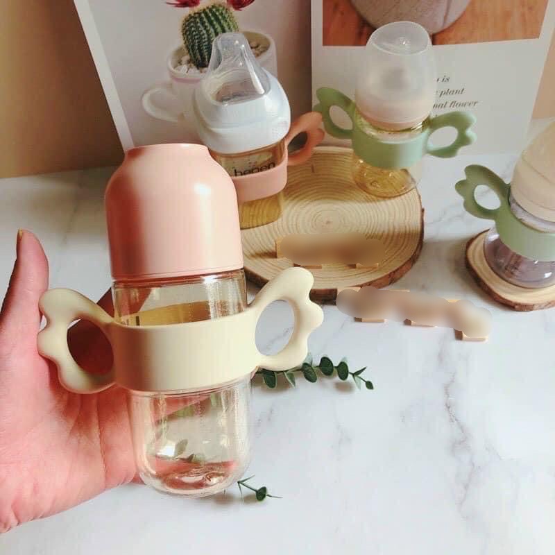 Tay cầm bình sữa Avent, Moyuum silicon, phù hợp với tất cả bình sữa cổ rộng