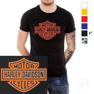 Áo thun phong cách cổ điển in họa tiết chữ Harley Davidson Motorcycles dành cho nam