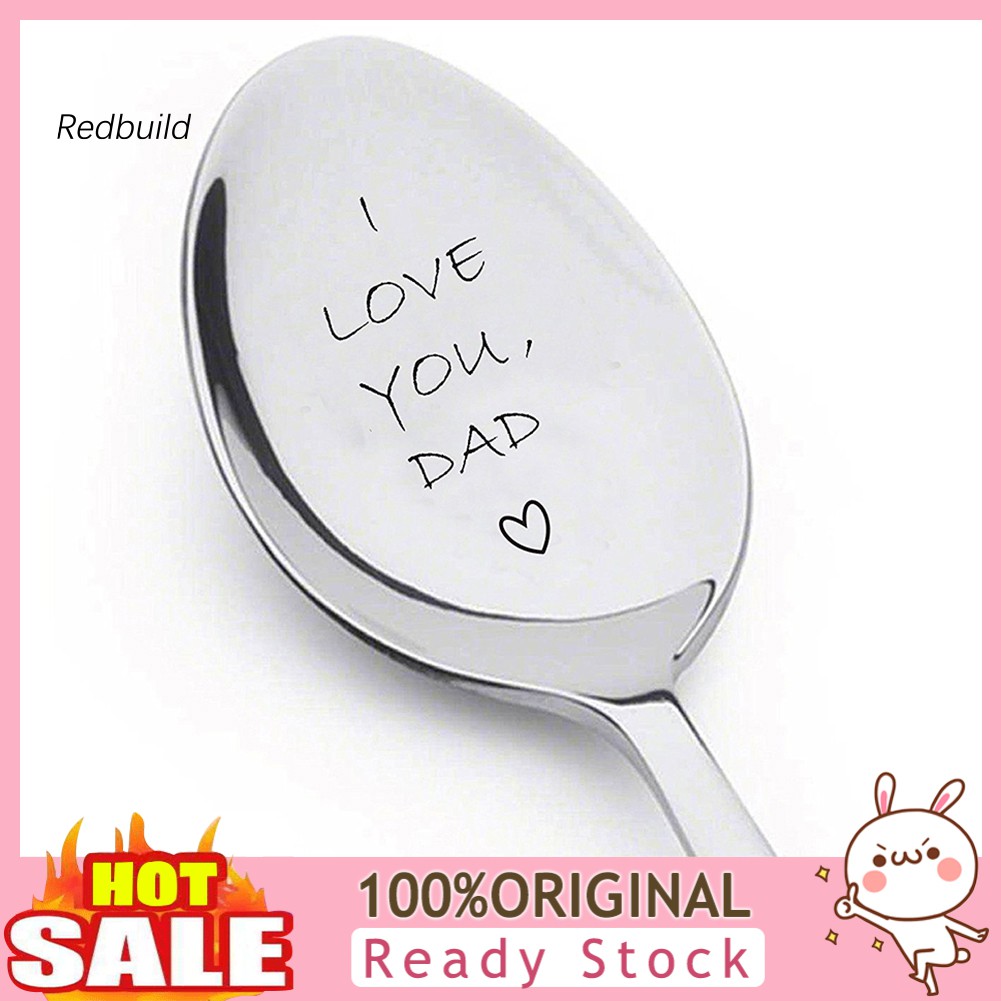 Muỗng Cà Phê Khắc Chữ I Love You Dad