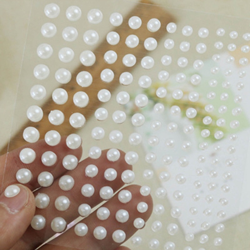 Set 1 Tờ / 165 Miếng Dán Bán Nguyệt Bằng Nhựa Dùng Trang Trí Sổ Tay DIY