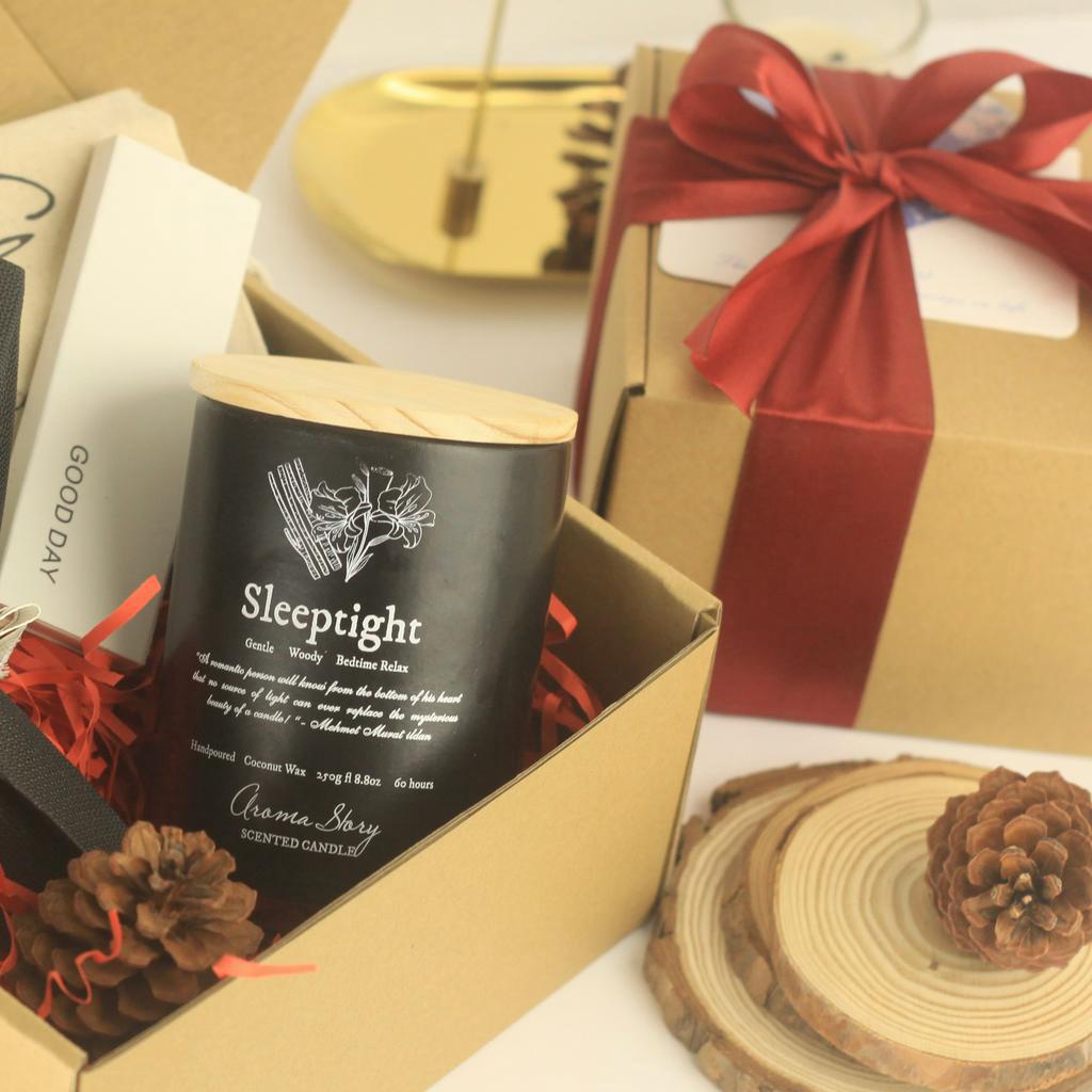 Nến Thơm Cốc Gốm Sứ Bát Tràng Aroma Story, Quà Tặng Nến Thơm Thiên Nhiên Cao Cấp, Sang Trọng Size 250g