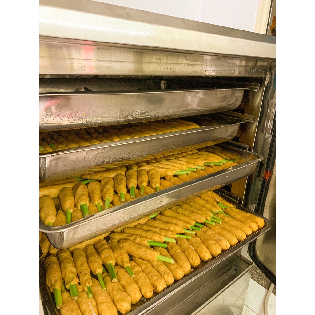 Chạo Ức Gà Cuộn Sả Eat Clean Túi 500G