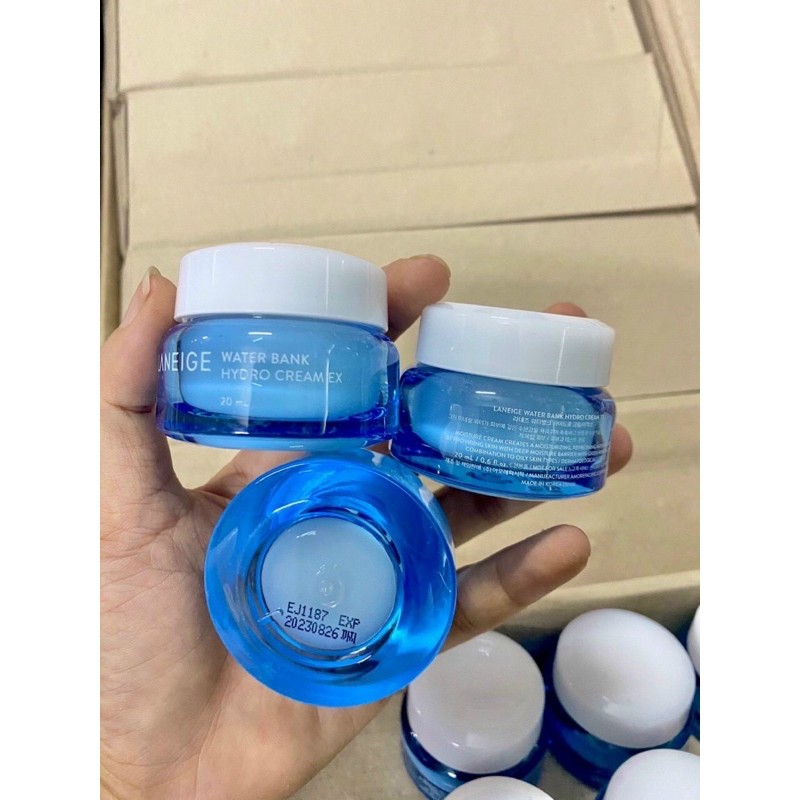 Kem dưỡng ẩm cấp nước Laneige Water Bank Hydro Cream Ex 20ml