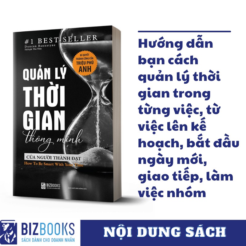 Sách - BIZBOOKS - Quản Lý Thời Gian Thông Minh Của Người Thành Đạt - 1 BEST SELLER