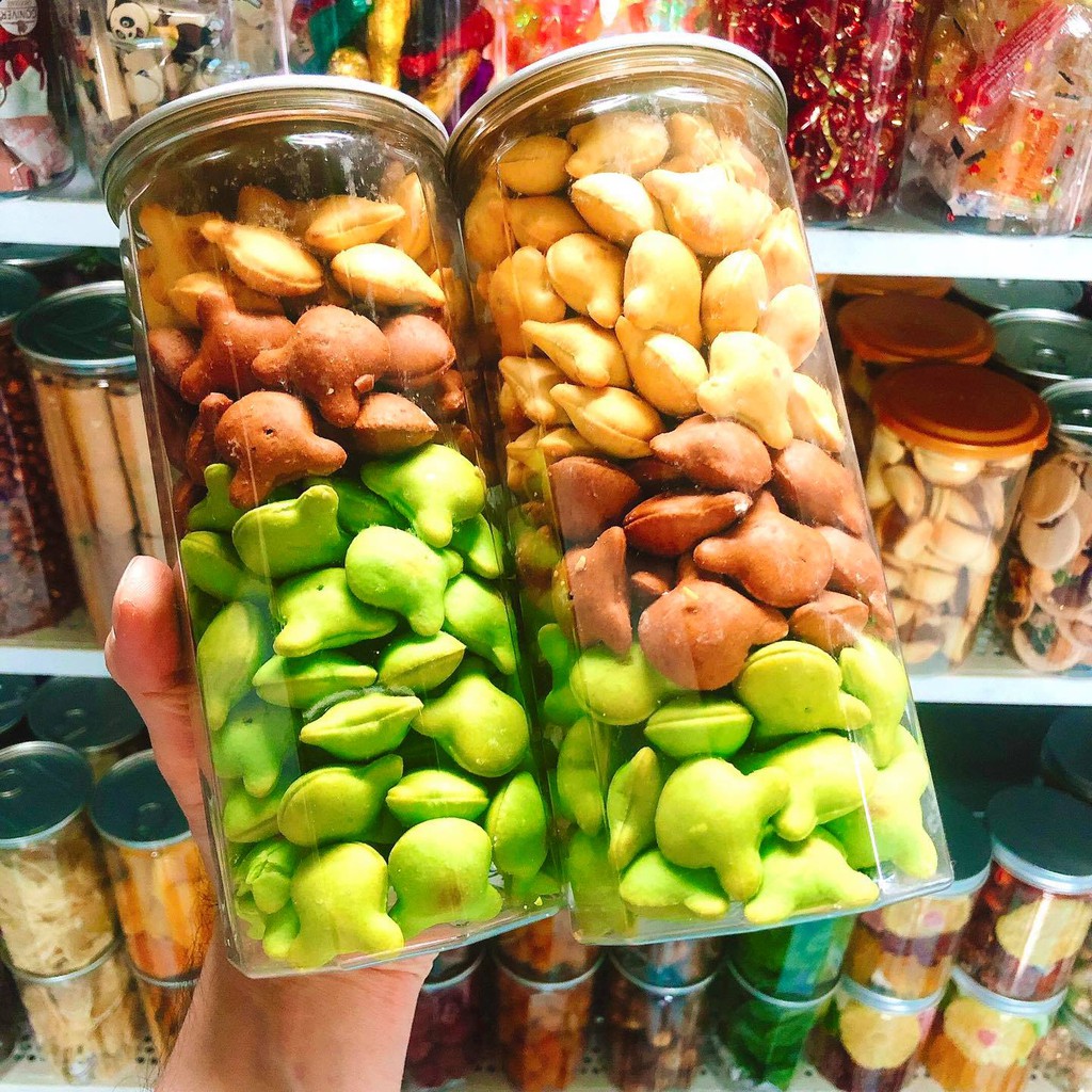 Bánh gấu nhân kem sữa mix 3 vị thơm ngon hộp 420g