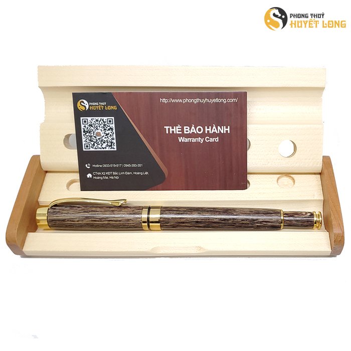Bút Gỗ Trầm Hương Tốc Cao Cấp, Sang Trọng, Đẳng Cấp, Tặng Kèm Hộp Bút Gỗ