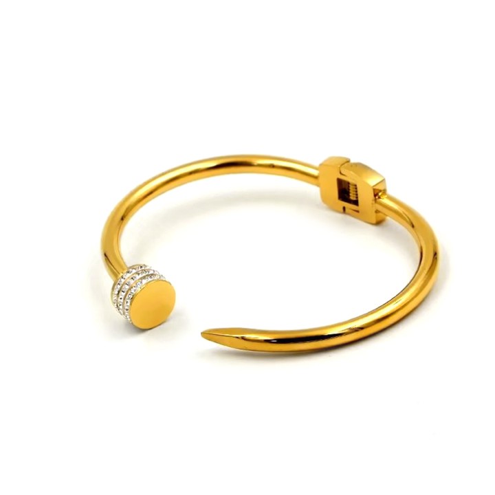 Vòng tay nữ titan cao cấp hình cây đinh siêu đẹp, bền màu, hợp thời trang