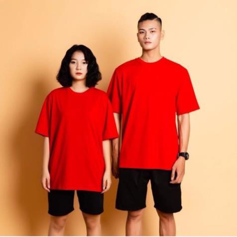 Áo thun tay lỡ trơn 🔴COTTON🔴  Áo tay lỡ nam nữ cotton free size dưới 70kg 💗 * *