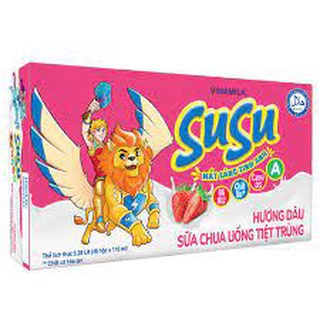 Thùng 48 hộp sữa chua uống susu hương dâu