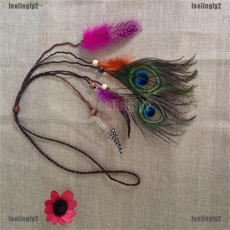 ❤Mặt Trời❤ Boho L Phong Cách Lông Vũ Đan