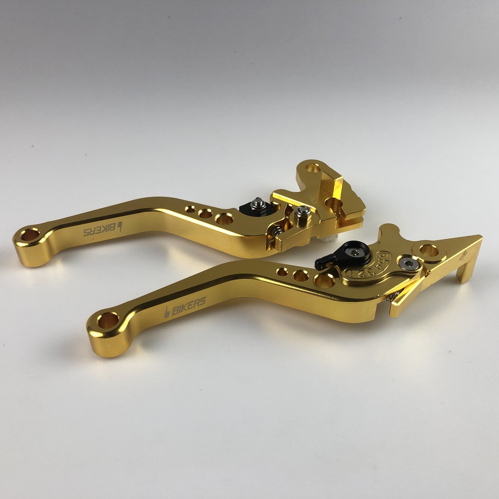 HÌNH THẬT- Bộ 02 tay thắng  6 số côn CNC dùng cho xe Exciter 135/150- MÀU VÀNG