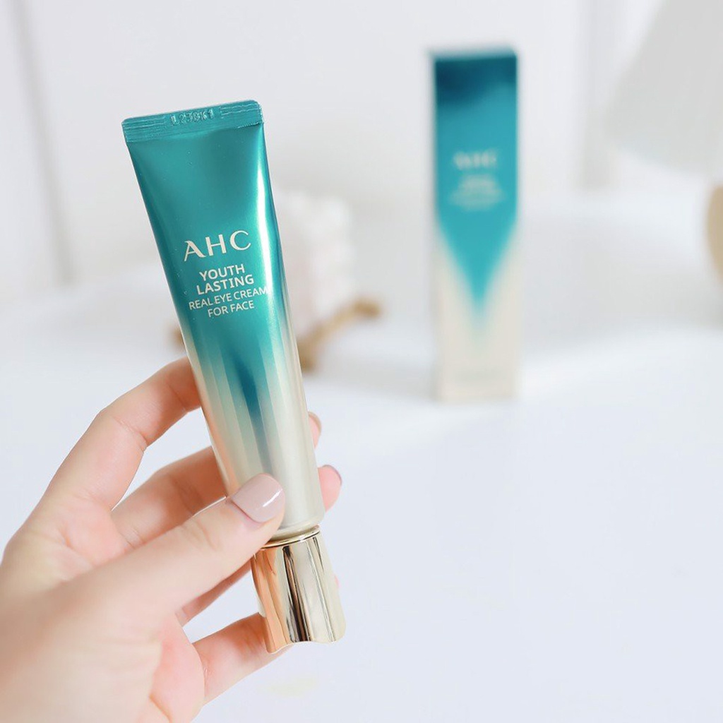 Kem Mắt AHC Ageless Real Eye Cream For Face Giảm nhăn và giảm thâm mắt 12ml &amp;30ml