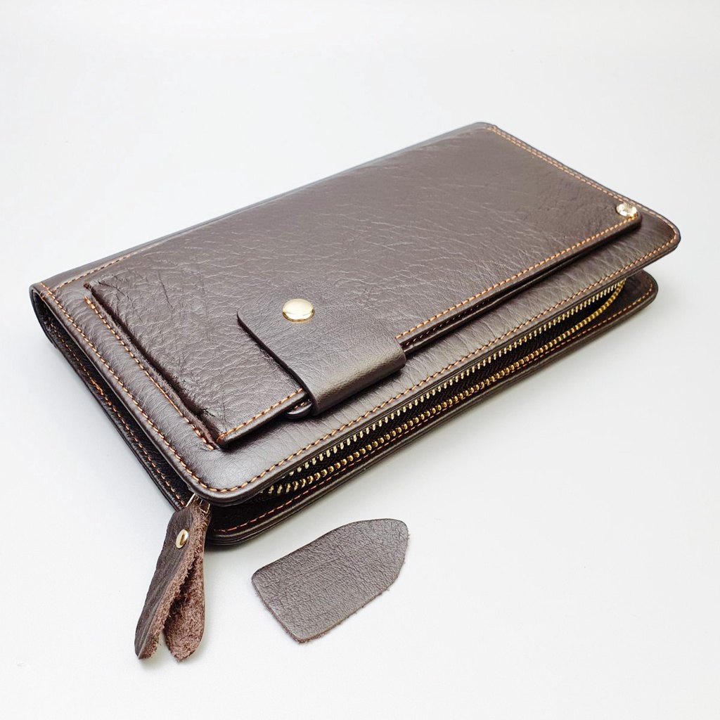 Clutch cầm tay nam da bò CL136  - 100% da bò thật, bảo hành 3 năm