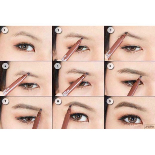 [Đại Lý Chính Thức] Chì Kẻ Mày Phẩy Sợi Vacosi Màu Nâu Xám Real Brow Tattoo Pen VM14 - Bút Kẻ Mày Phẩy Sợi Vacosi G59