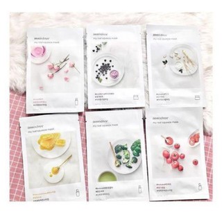 ✅ (HÀNG CHUẨN AUTHENTIC) ( Sẵn - Mẫu mới ) Mặt nạ giấy Innisfree My Real Squeeze Mask