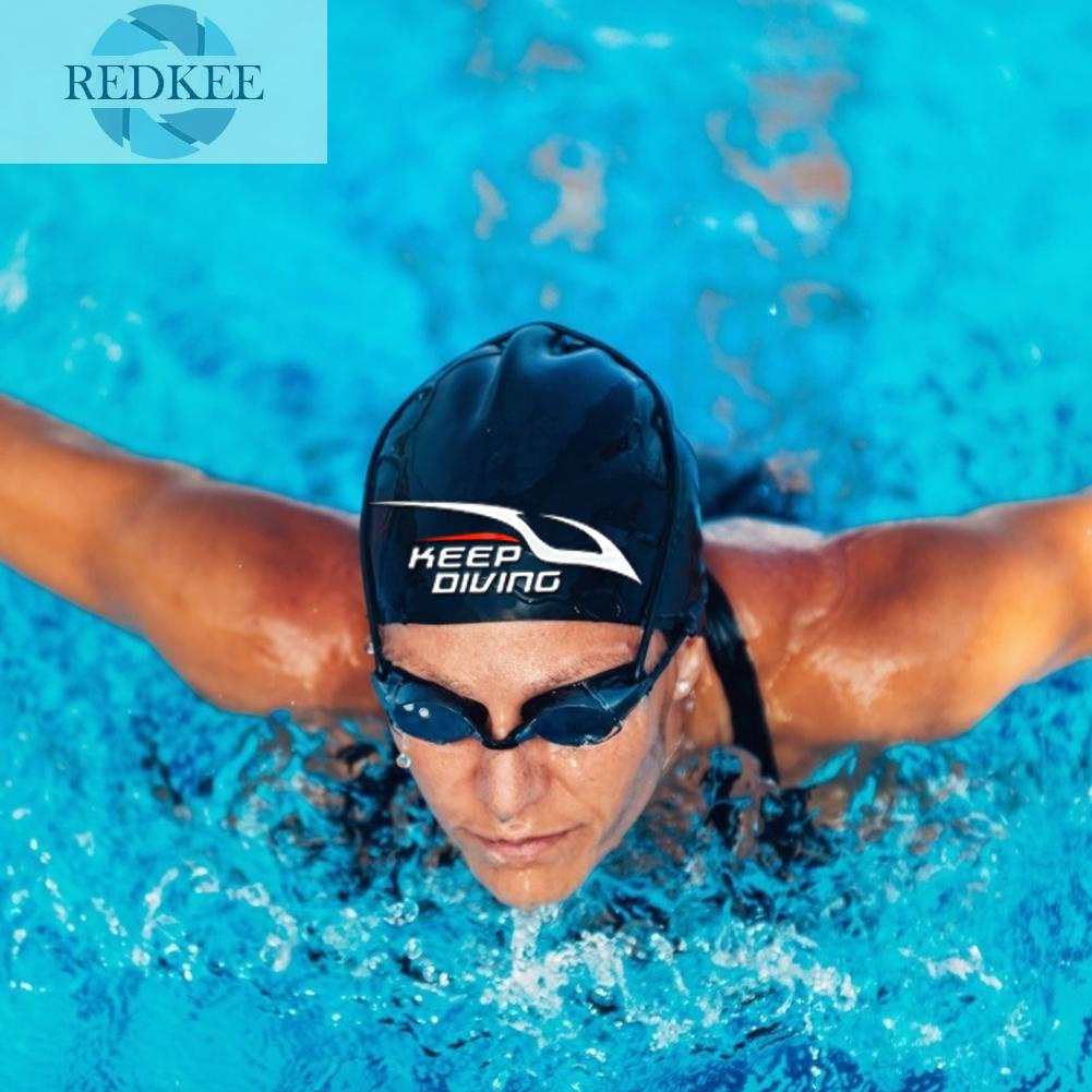 Mũ Bơi Silicone Chống Thấm Nước Cho Nam Và Nữ