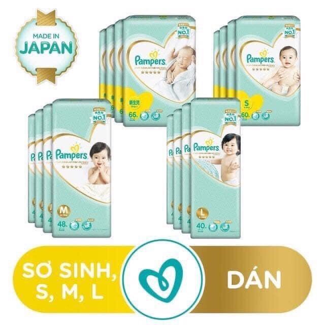 Bỉm Quần/ Dán Pamper Nội Địa Nhật S64/M48/L40/M44/L40/XL36