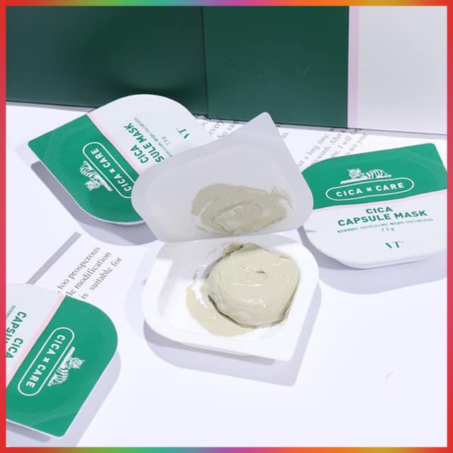 Mặt nạ đất sét VT Cica Capsule Mask Centella rau má PICKO