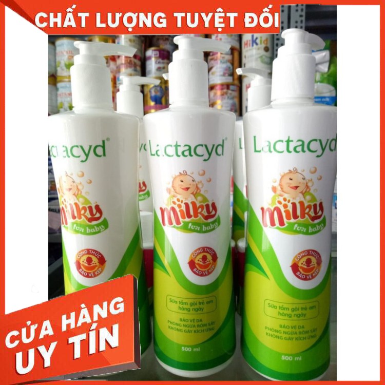 Sữa tắm Lactacyd Milky 250ml, 500ml( chính hãng của cty sanofi)