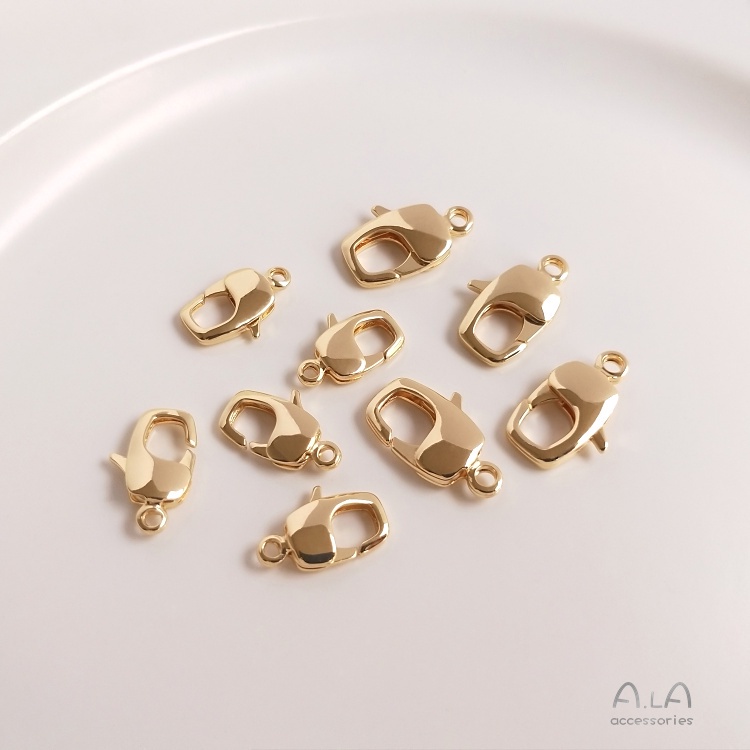 Kẹp Càng Cua Bằng Đồng 14K Màu Vàng Đồng Làm Phụ Kiện Vòng Tay/Dây Chuyền diy