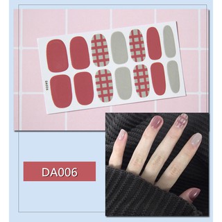 Miếng dán móng tay - Nail Wraps (14 miếng dán khô)
