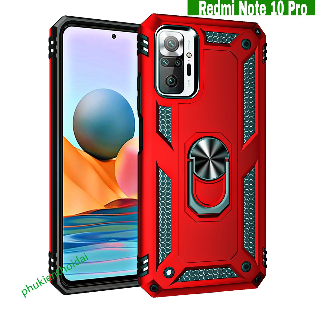 ỐP REDMI NOTE 10 PRO QUÂN ĐỘI IRING CHỐNG SỐC NHẪN HÚT Ô TÔ GIÁ ĐỠ XEM PHIM